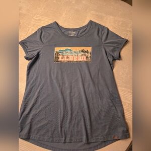 Womens M L.L. Bean Tee T-shirt